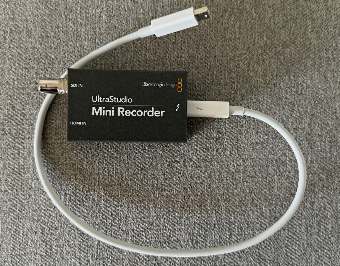 Blackmagic Design UltraStudio Mini Recorder Thunderbolt Video Capture HDMI/SDI