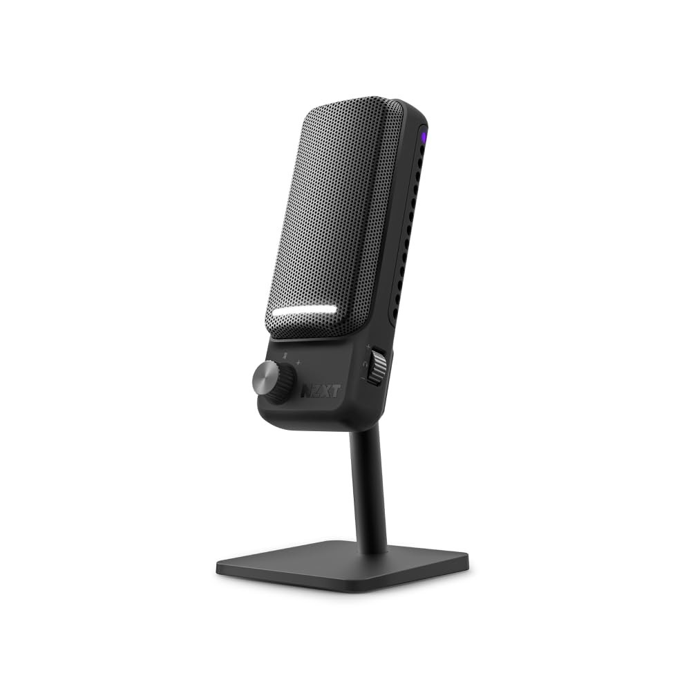 NZXT Capsule Elite AP-PUMIC-B1 USB Condenser Microphone 25mm 192kHz Black NEW