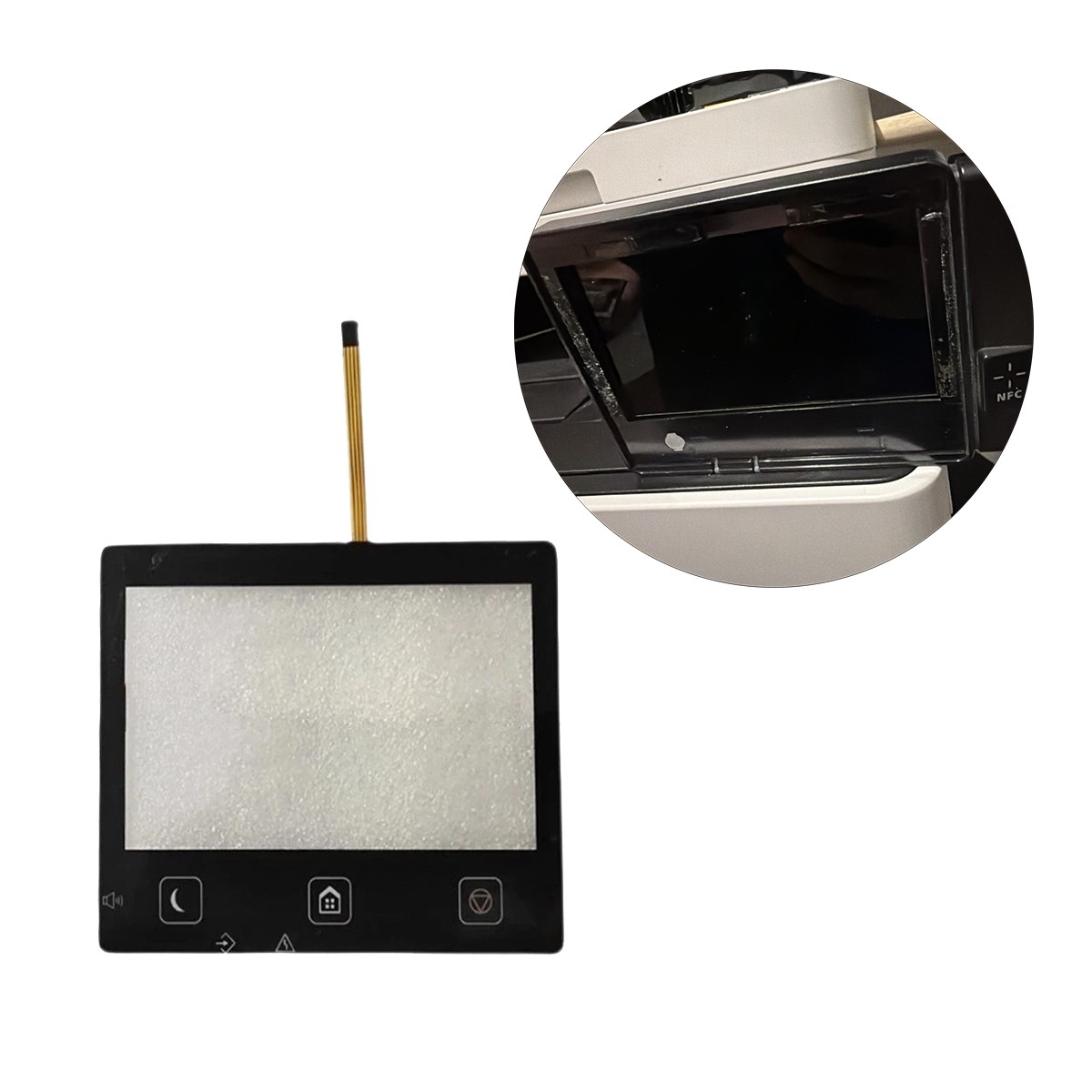 5" Touch Screen Panel Digitizer For Canon Color imageCLASS MF743Cdw MF644CDW