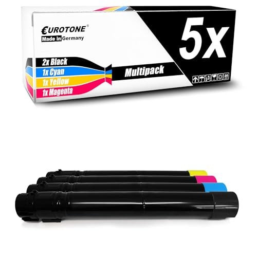 Eurotone 5x Toner Cartridges Compatible Multicolour