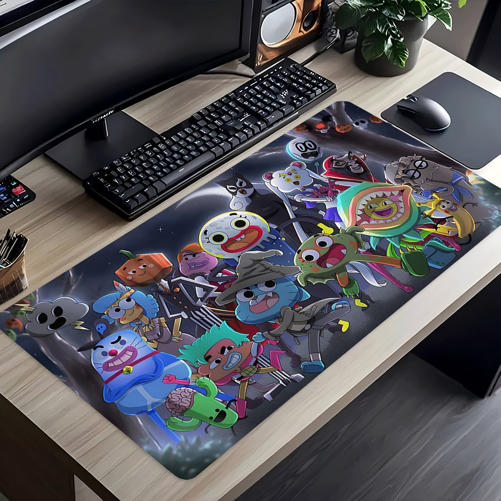 1, Magic Gangbao World Poster, Mouse Pad, 1 This Mouse Pad Is Suitable for Hom