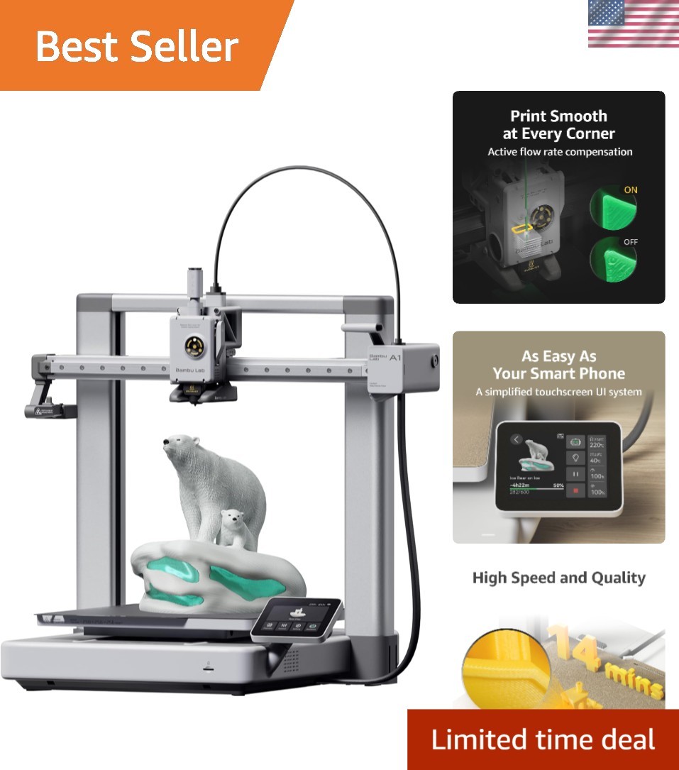 Effortless Multi-Color 3D Printing with Bambu Lab A1 - Ideal for Young Creators