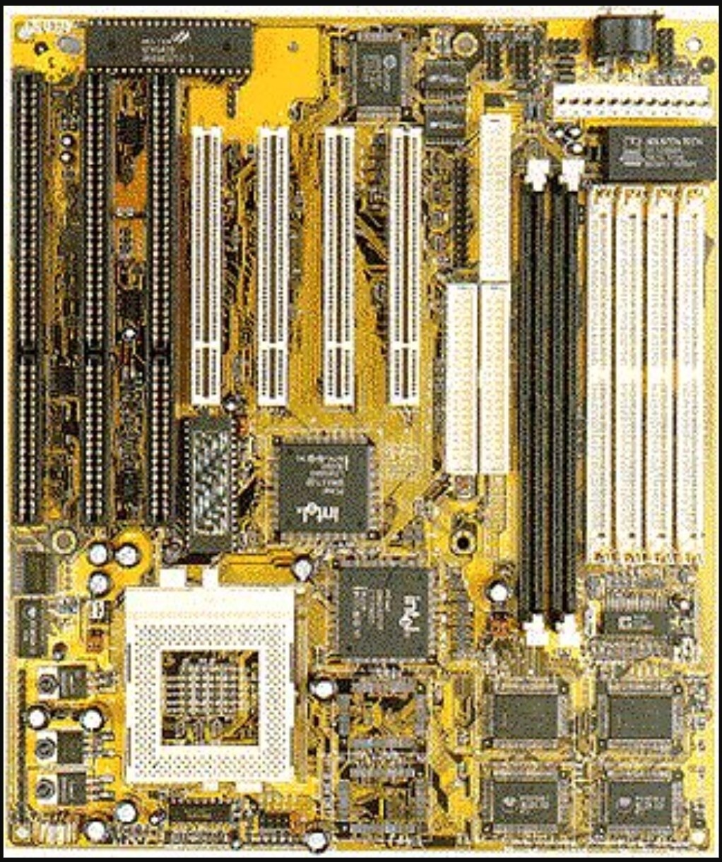 PC Chips M549 Socket 7 Baby-AT Motherboard Intel 430VX Motherboard Elpina V5.0