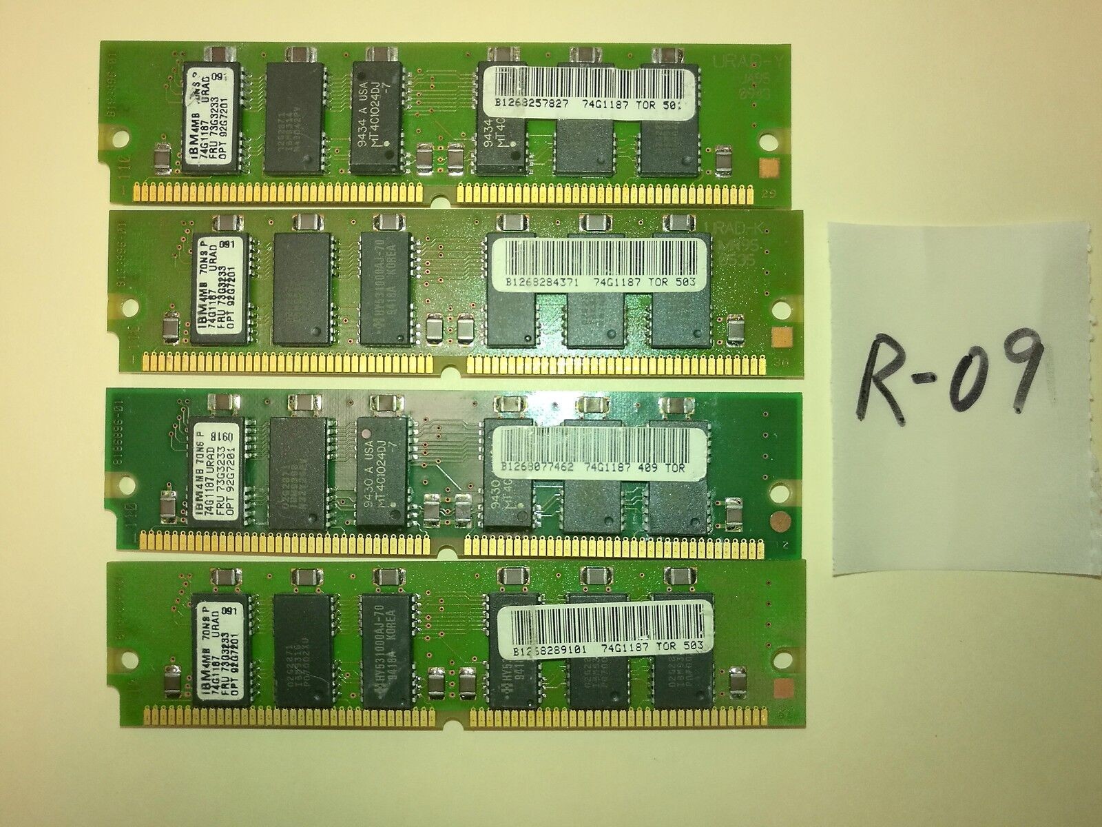 1 x IBM 73G3233 4MB Memory Module 70ns SIMM RS6000 92G7201 (Qty avaiable) @@@