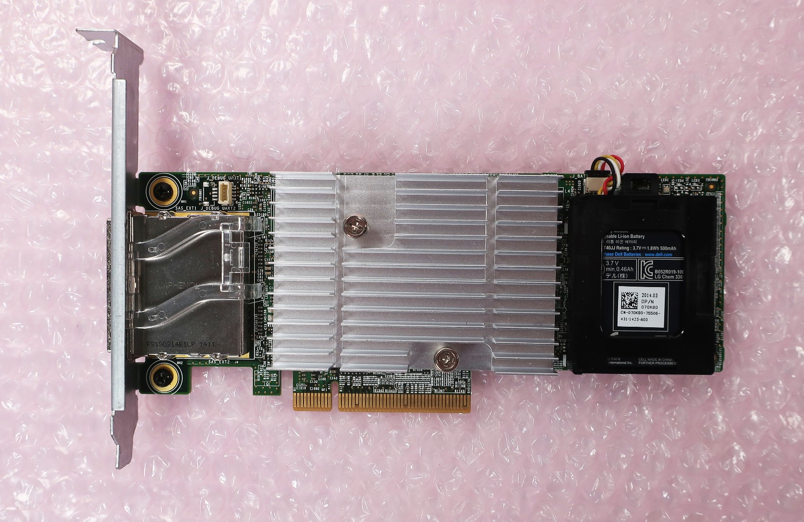 Dell PowerEdge H810 8 Port SAS 6GB Raid Controller Card NDD93