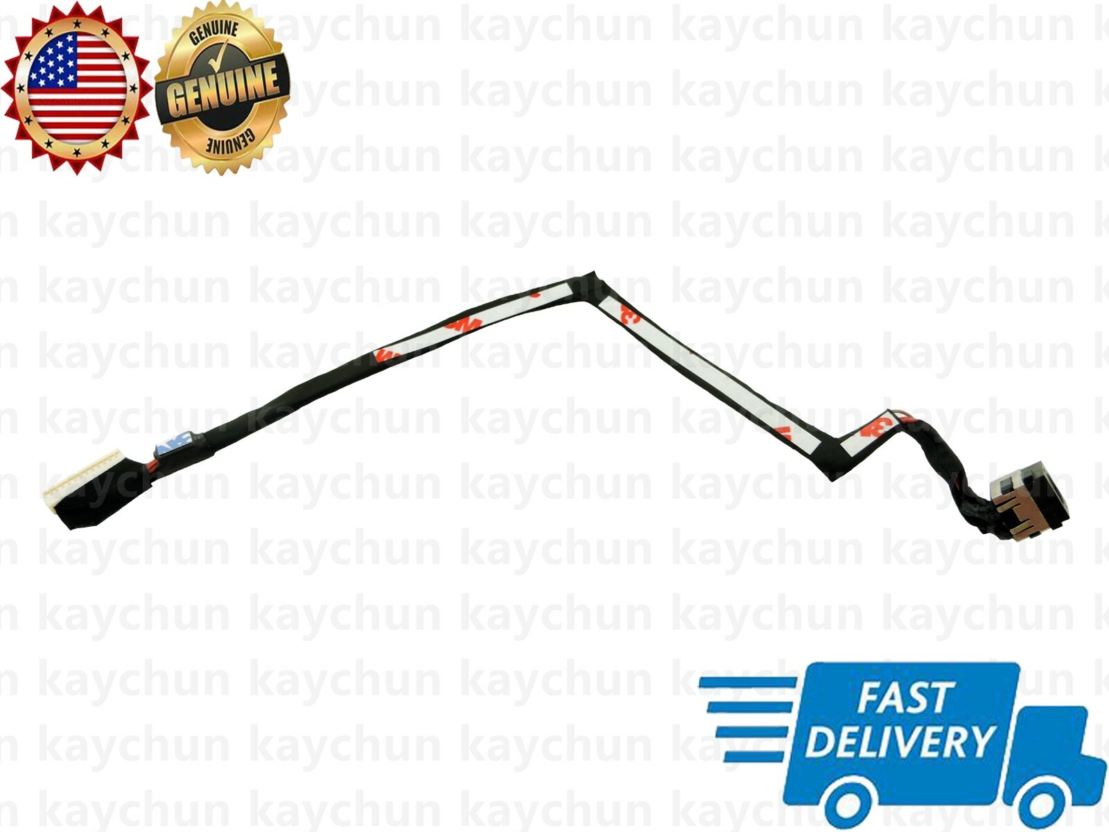 Genuine DC Power Jack IN Cable For Dell Alienware 15 R3 R4  DC30100Y800 WV4NR