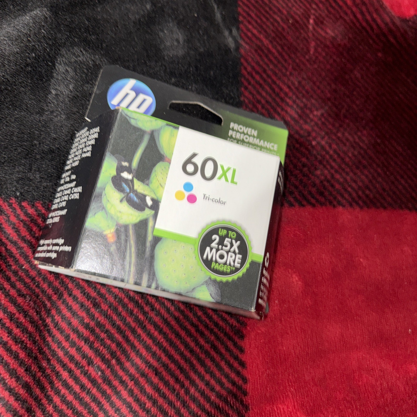 HP 60XL Tri-Color Ink Cartridge Expired Aug 2014 (S)
