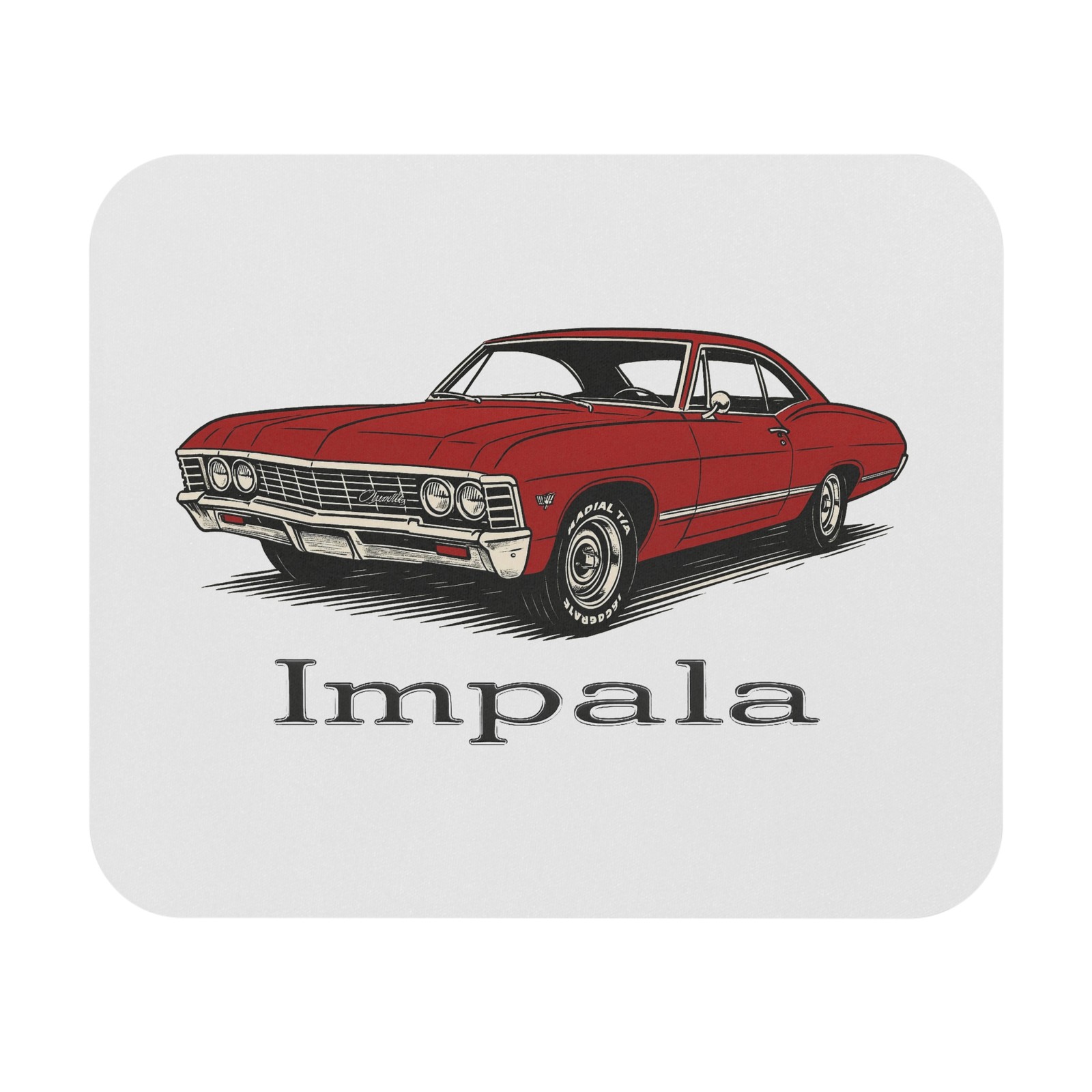 1967 Chevy Impala Mouse Pad – Retro American Muscle Car