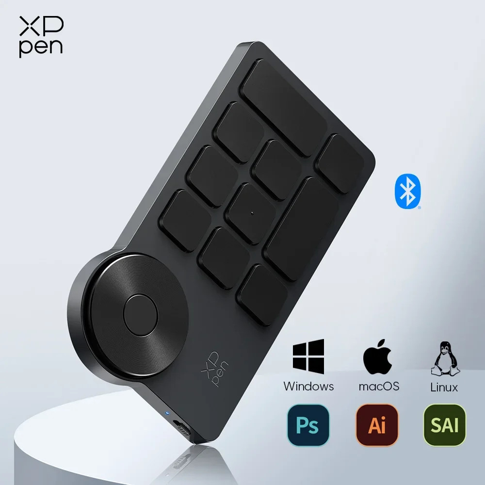 XPPen Wireless Shortcut Remote Express Keyboard Bluetooth 5.0 Customizable