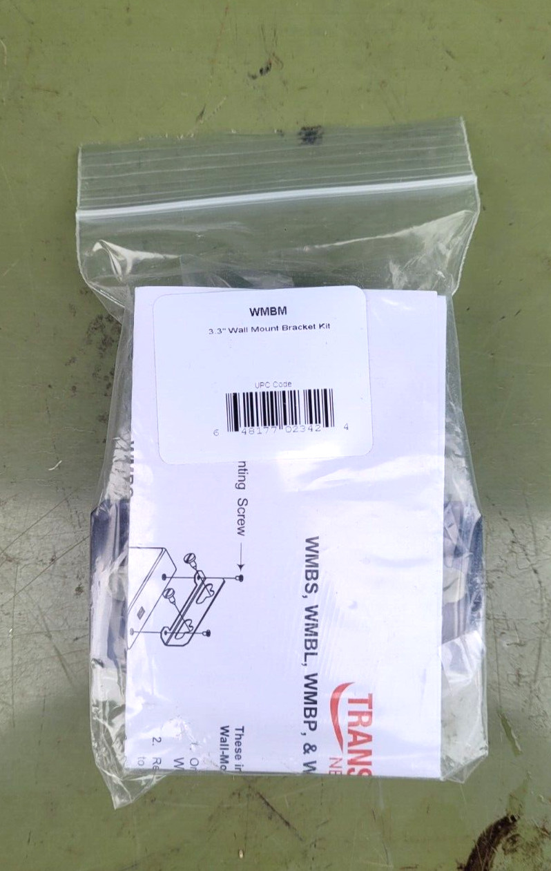 Brand New Transition Networks Lantronix 3.3" WMBM Wall Mount Bracket