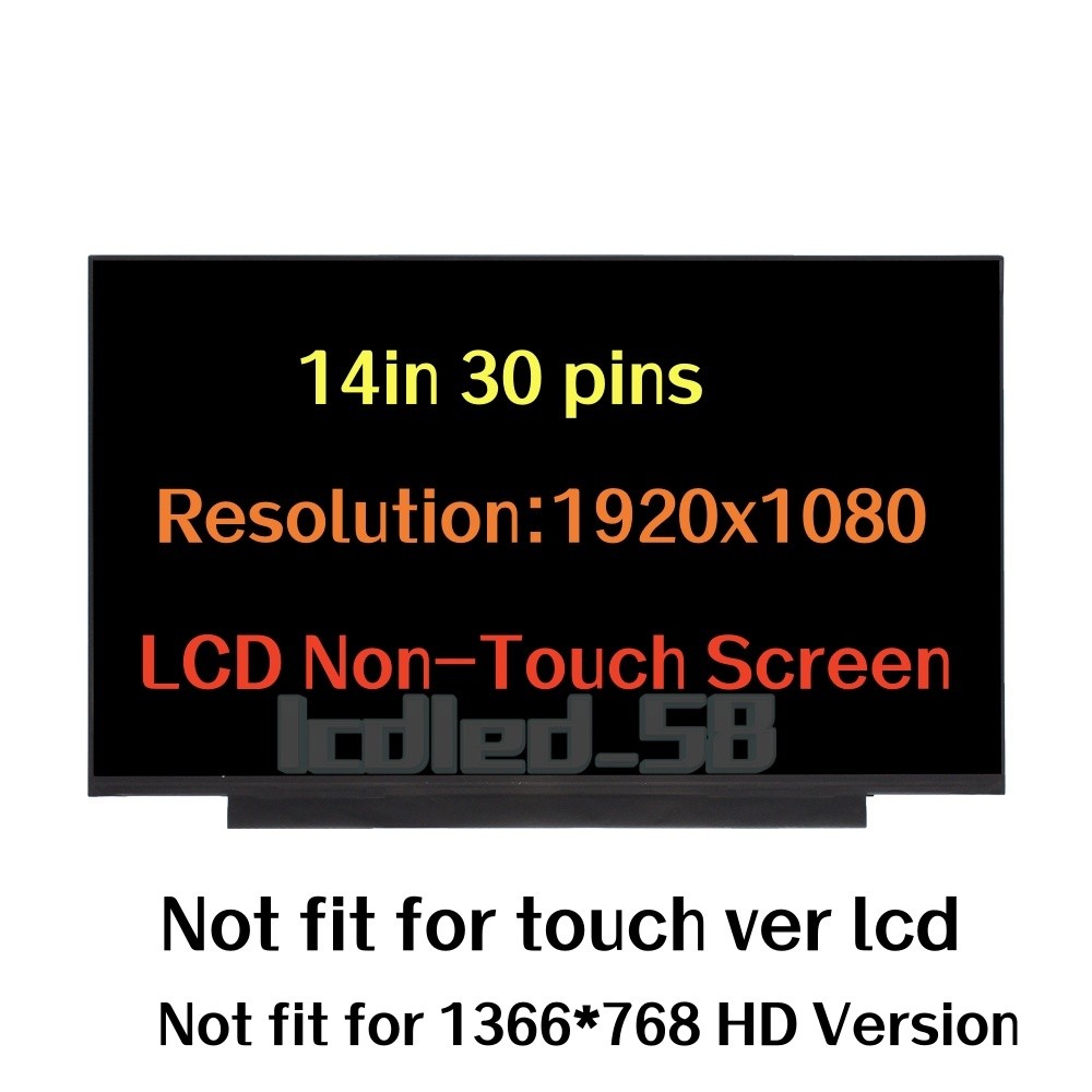 M03766-001 No-Touch LCD LED Display 14" FHD Panel For HP 14Z-FQ1000 14-fq1025nr