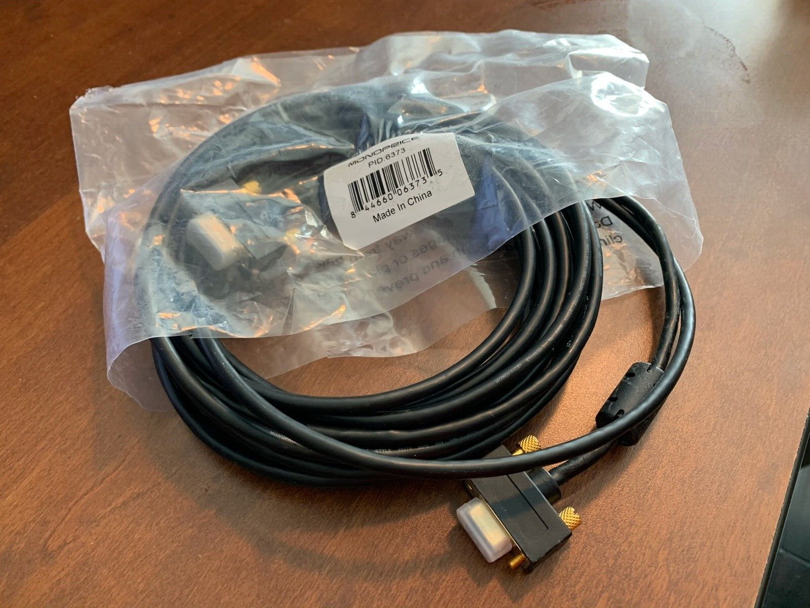 Ultra Slim SVGA Super VGA M/F Monitor Cable - 25 Feet With Ferrites | 30/32AWG