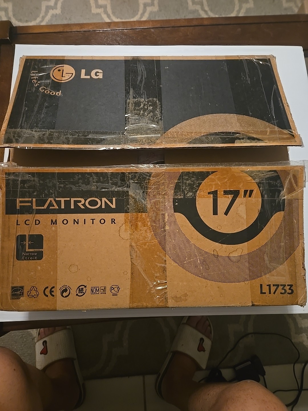NOS LG  Flatron L1733 Lcd Monitor Flat Panel, Original Box 