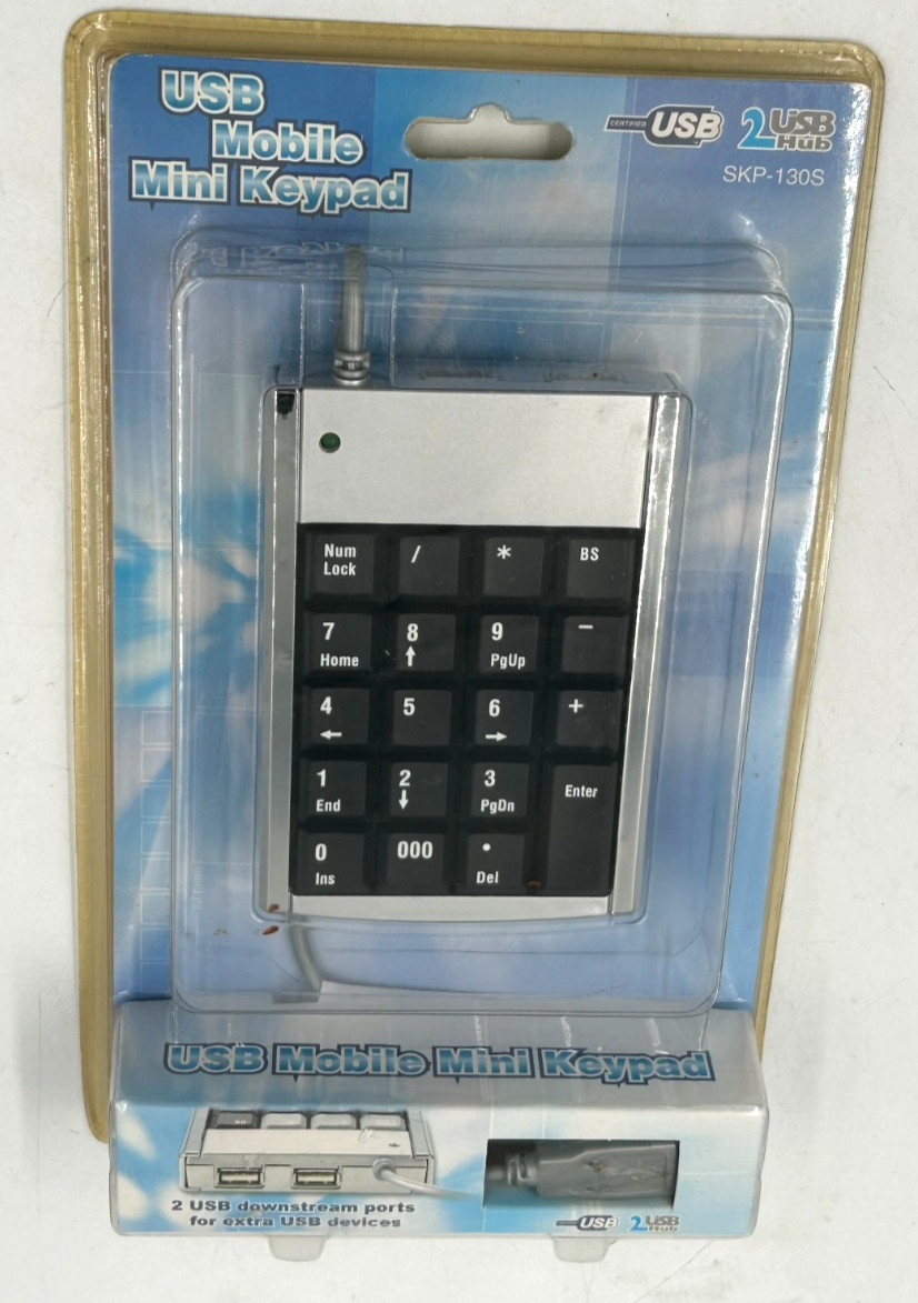 Mobile Mini Numeric USB Wired Keypad SKP-130S
