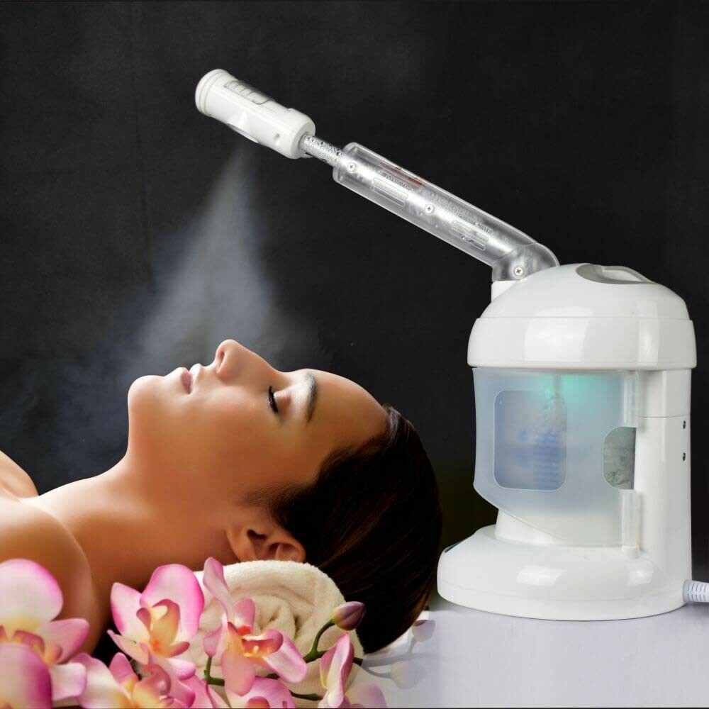 Facial Steamer,Extendable Arm TableTop OzoneSpa Face Steamer Personal Care Salon