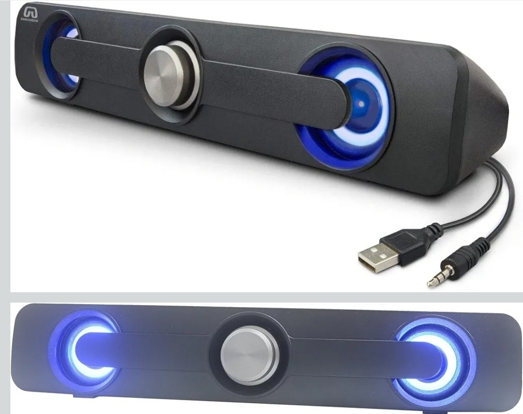 SYBA Multimedia - SY-SPK20234 - GamesterGear SY-SPK20234 2.0 Sound Bar Speaker