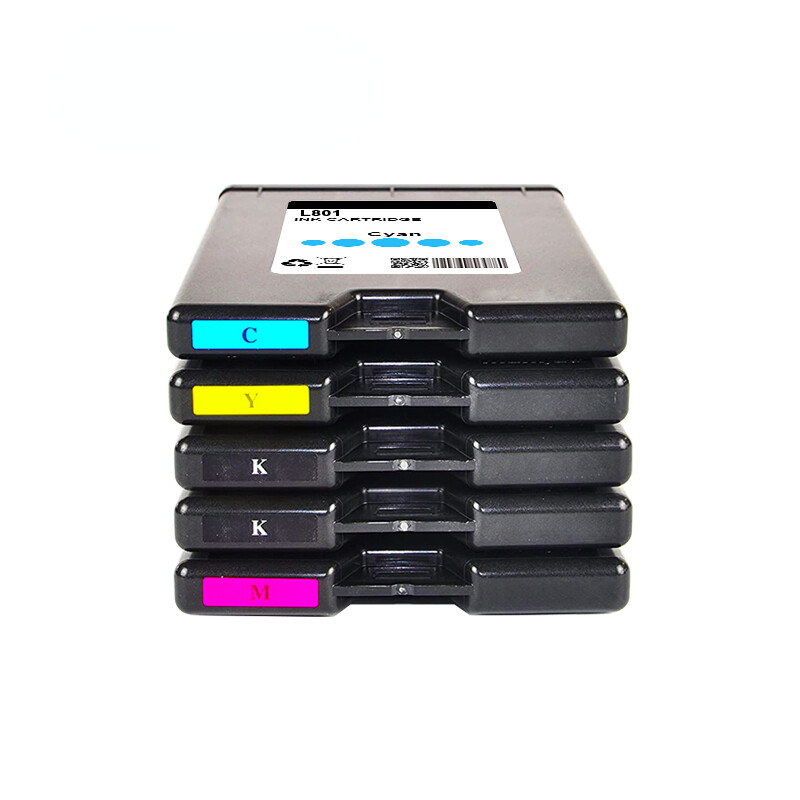 high quality  L801 Label Ink Cartridge Compatible For AFINIA Printer 5pc/set