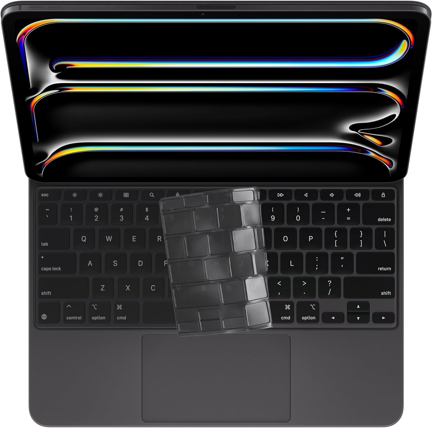 Keyboard Cover Skin for 2025 2024 Ipad Pro 13-Inch M5 M4 Chip (A3360/A2925) Magi