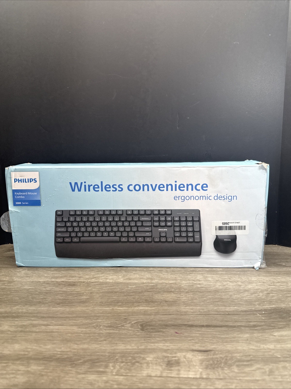 Philips 3000 Series Professional 2.4GHz Wireless SPK6348 Keyboard & SPK7348 Mous