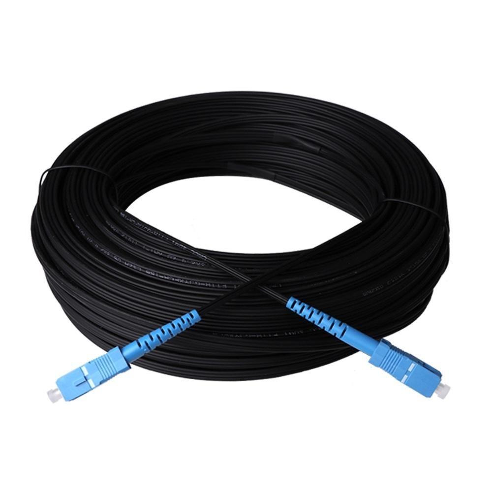 Outdoor SC Fibre Optic Network Ftth Optical Drop Cable Patch cord Sc/apc Sc/upc