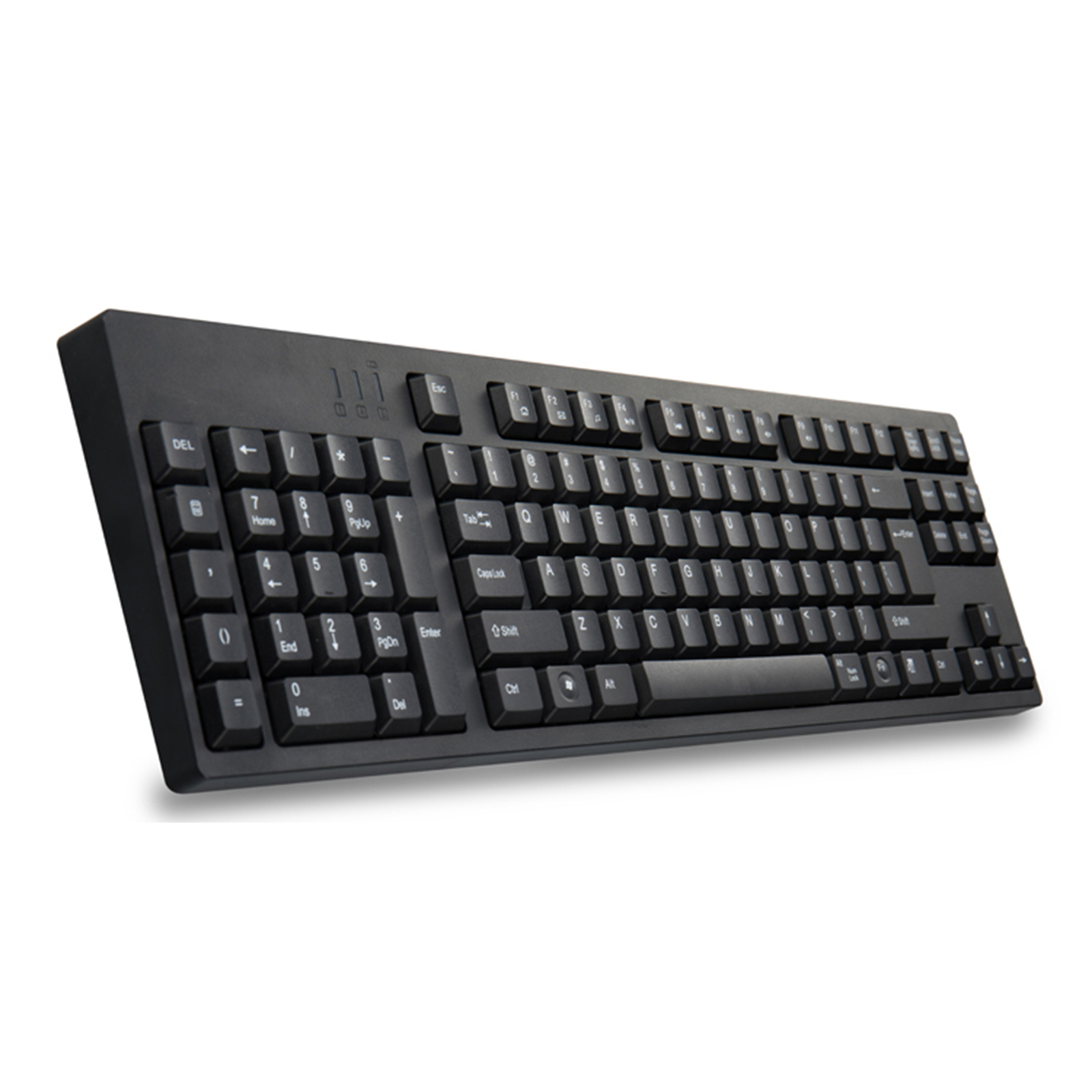 109 Keys Left Handed Keyboard with Number Pad Left Handed Dual USB Ports N4Z9