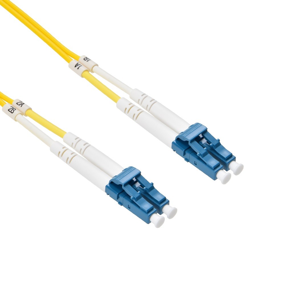 20 Pack of 6m LC/UPC-LC/UPC Singlemode Duplex OFNR 2.0mm Fiber Optic Patch Cable