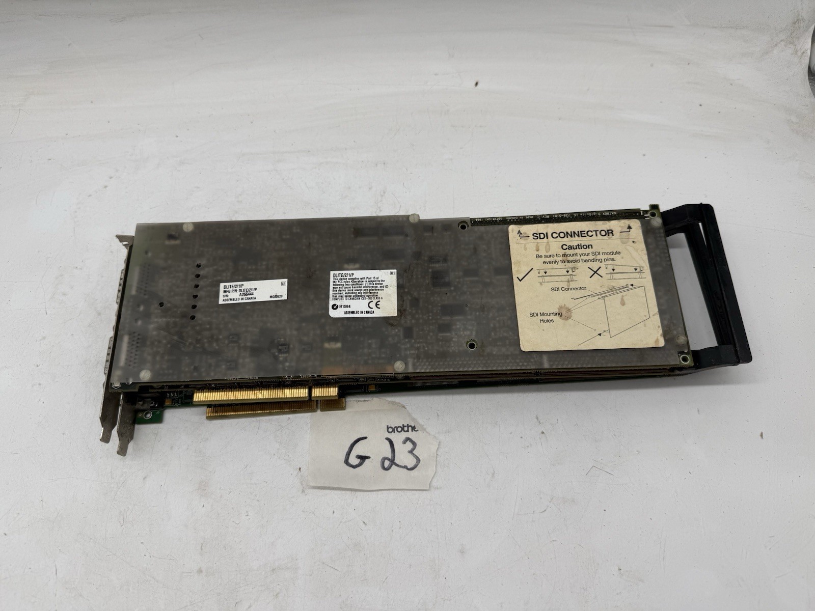 Matrox DigiSuite DigiDesktop DLITE/2/1/P + DTOP/22/16 SDI Video Editing PCI Card