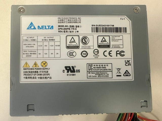 Delta Electronics DPS-200PB-176 D power supply