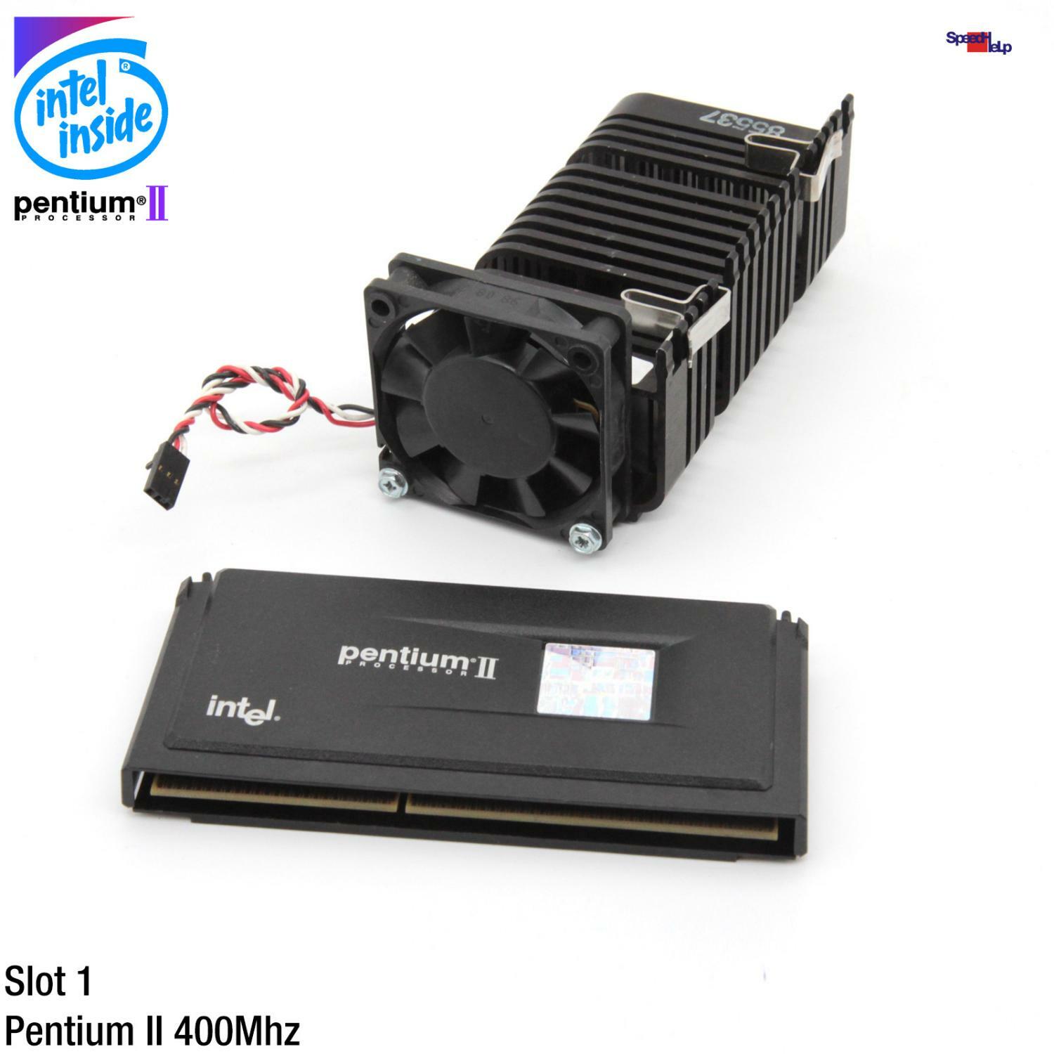 Cpu Intel Pentium 2 Ii 400MHz Processor Slot1 80523Py400512 Sl2S7 Sl2U6 Mmx Mwst