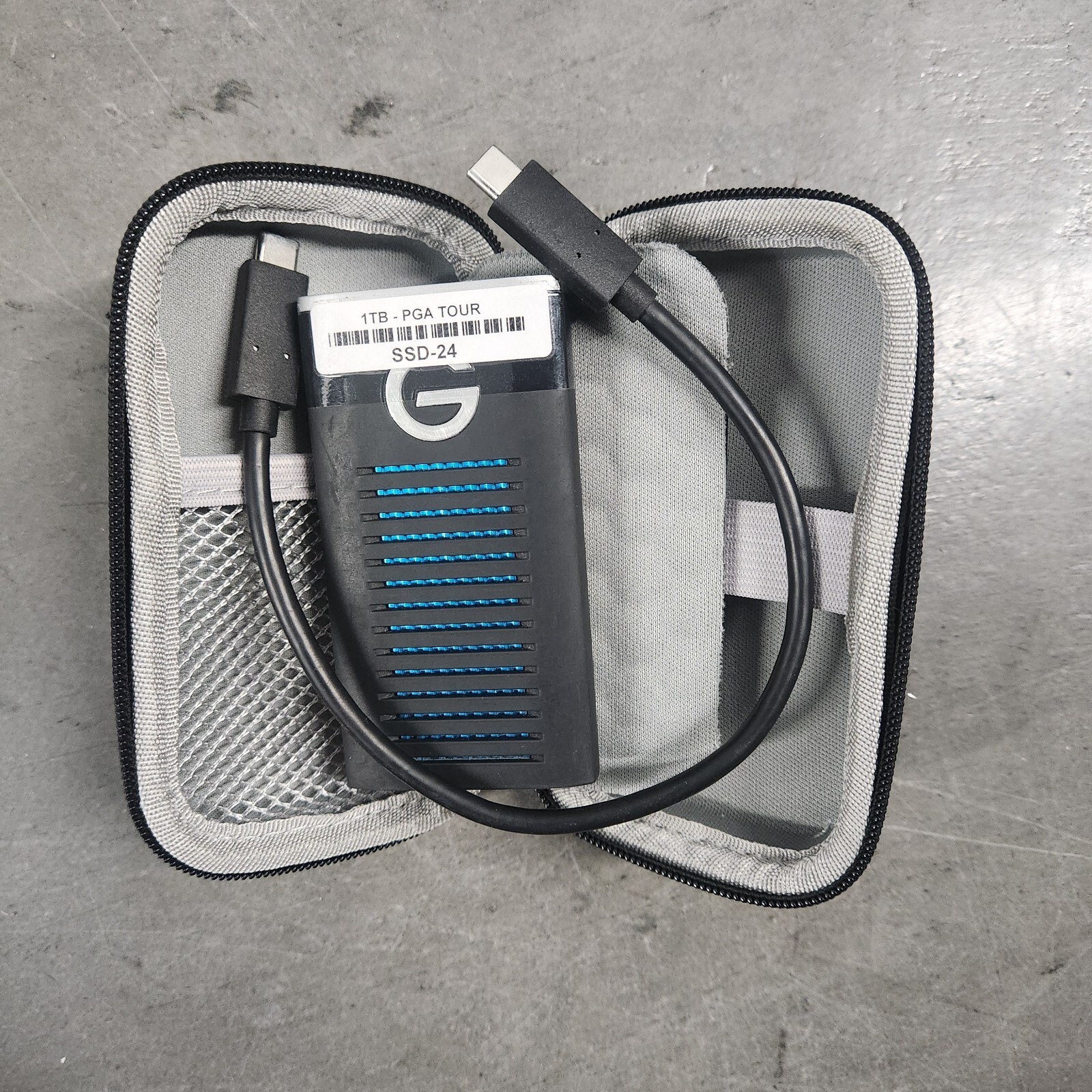 G-Technology G-Drive R-Series 1TB External SSD 3.1 USB Model 0G06053 