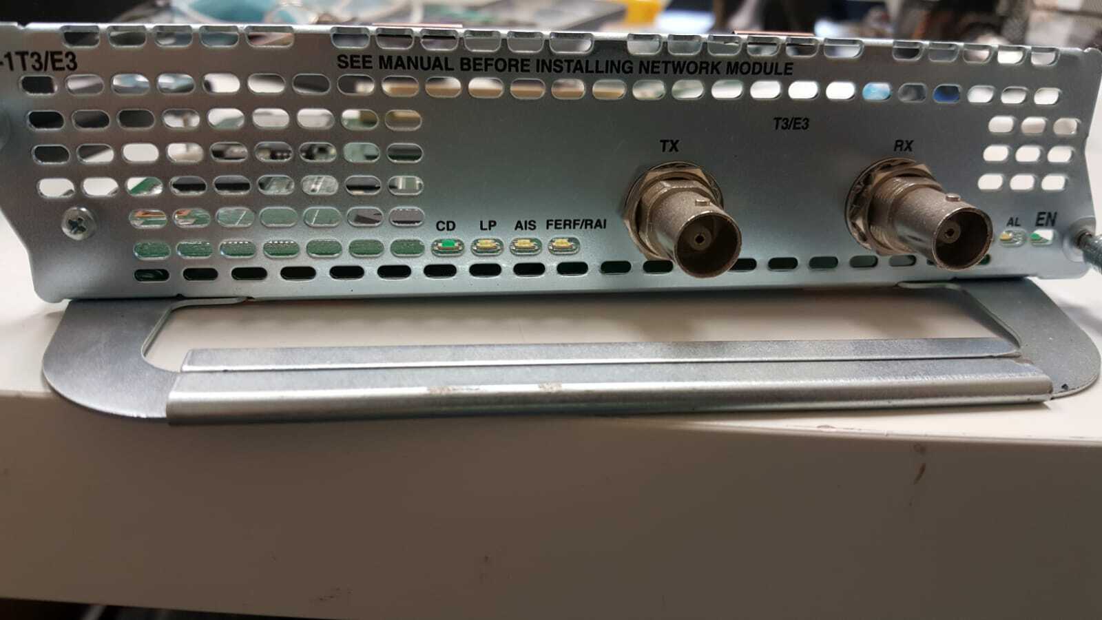CISCO NM-1T3/E3 ONE PORT T3/E3 NETWORK MODULE - Tested. Delivery 2-7 days