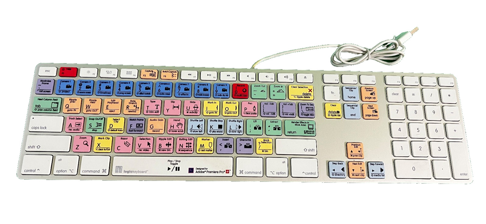 Apple LogicKeyboard for Adobe Premiere Pro - Used