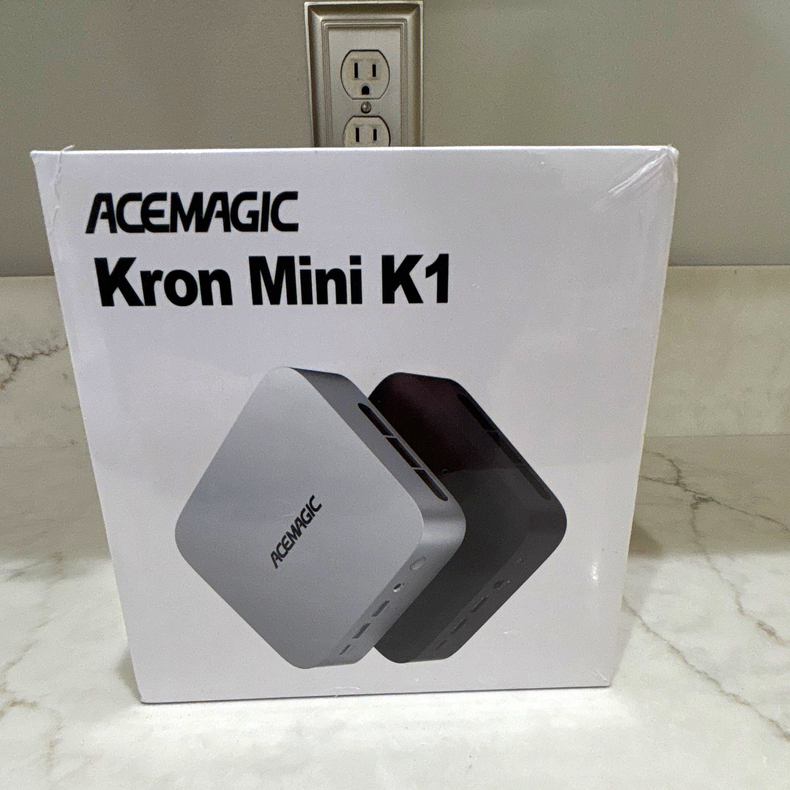 ACEMAGIC Kron Mini K1 Mini PC Desktop, 16GB RAM, 256GB SSD, Silver