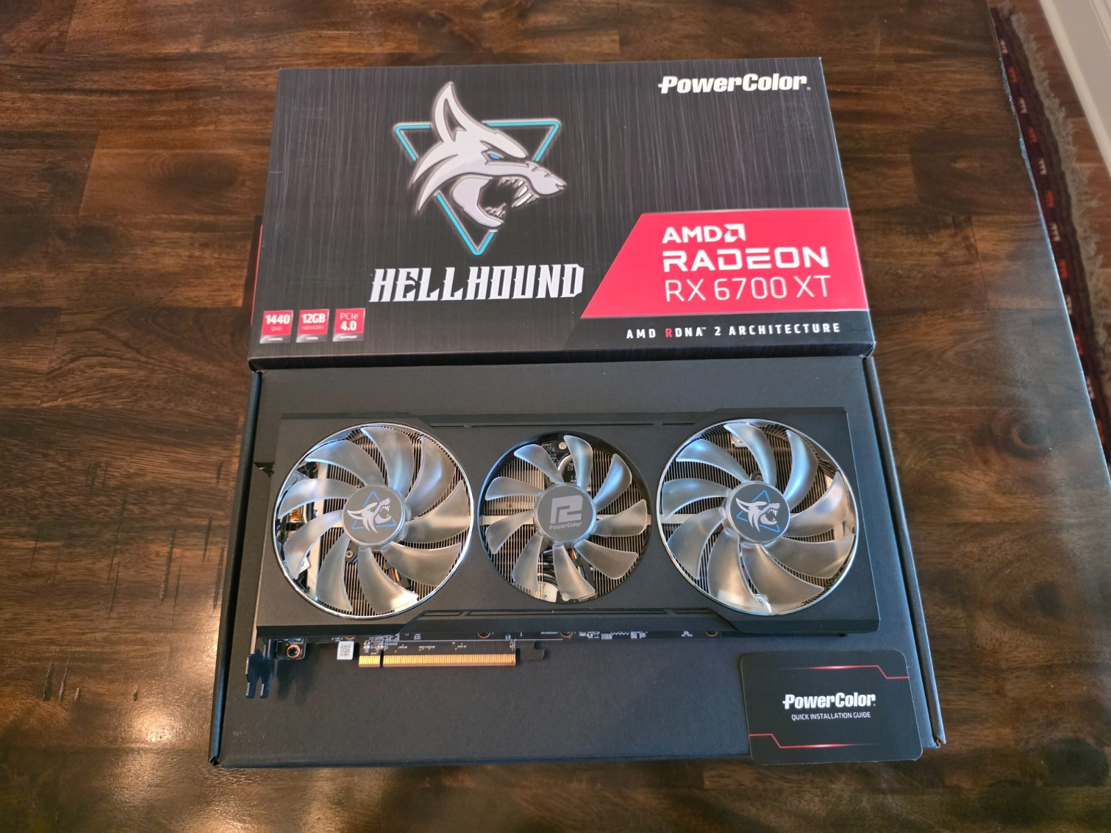 PowerColor HellHound AMD Radeon RX 6700 XT 12GB - Excellent Condition