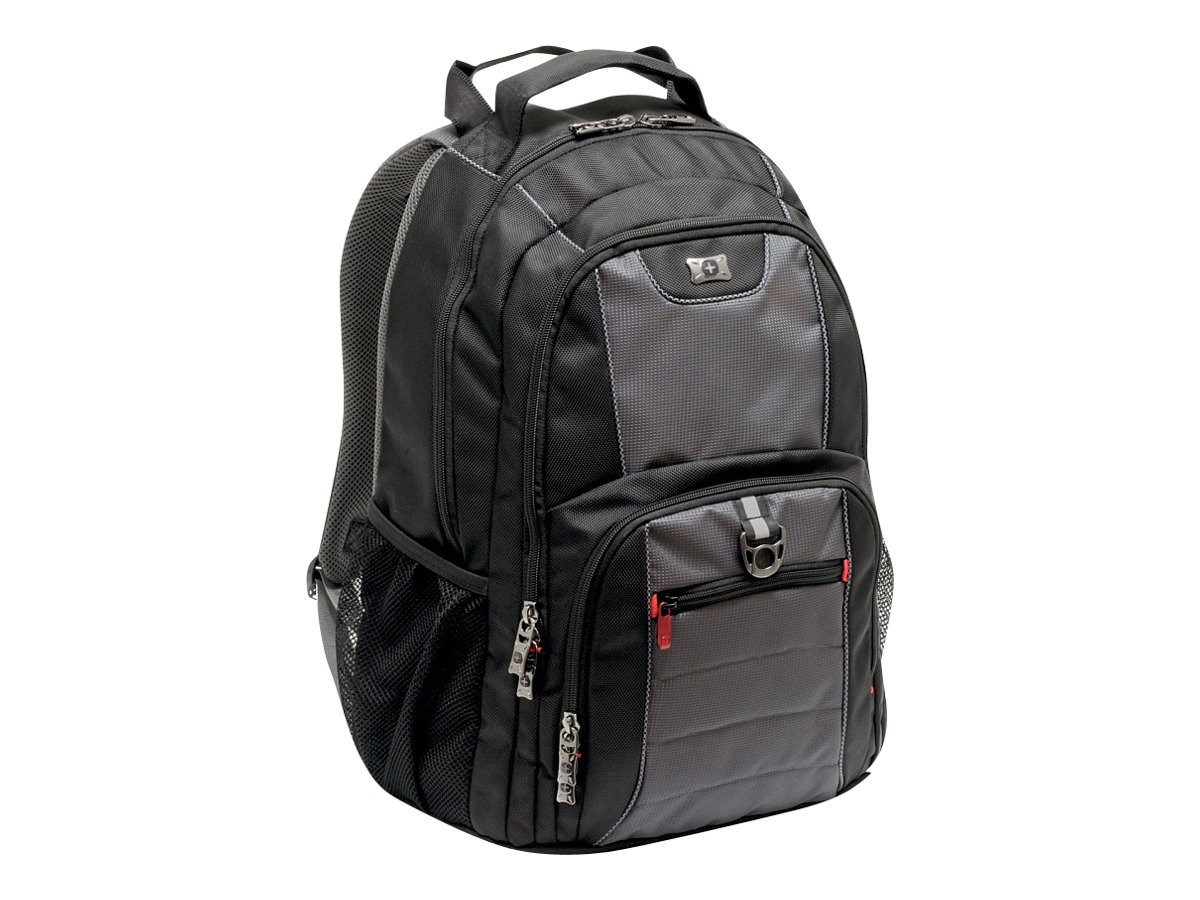 Wenger Pillar Backpack 16 Black Laptop Notebook Bag 600633