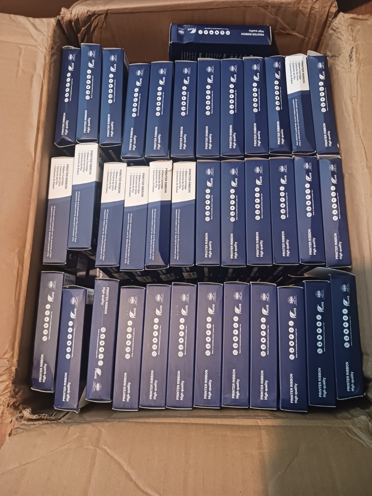 200 NEW EPSON ERC-30 / ERC-34 / ERC-38 Ink Ribbons - Black & Red  ERC30/34/38BR