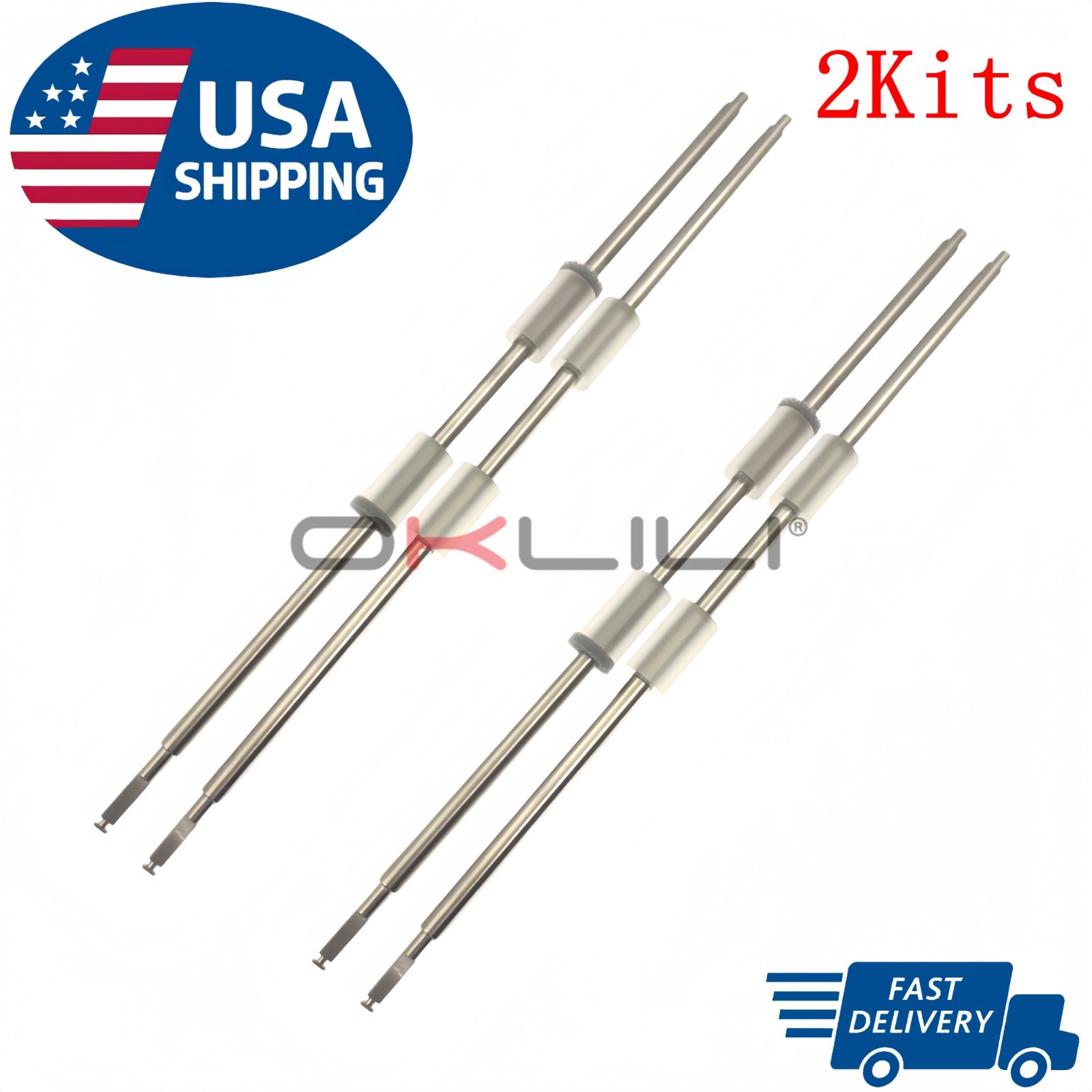 2Kits X Scanner Feed Exit Roller for Fujitsu Scansnap S1500M S1500 N1800 fi-6110