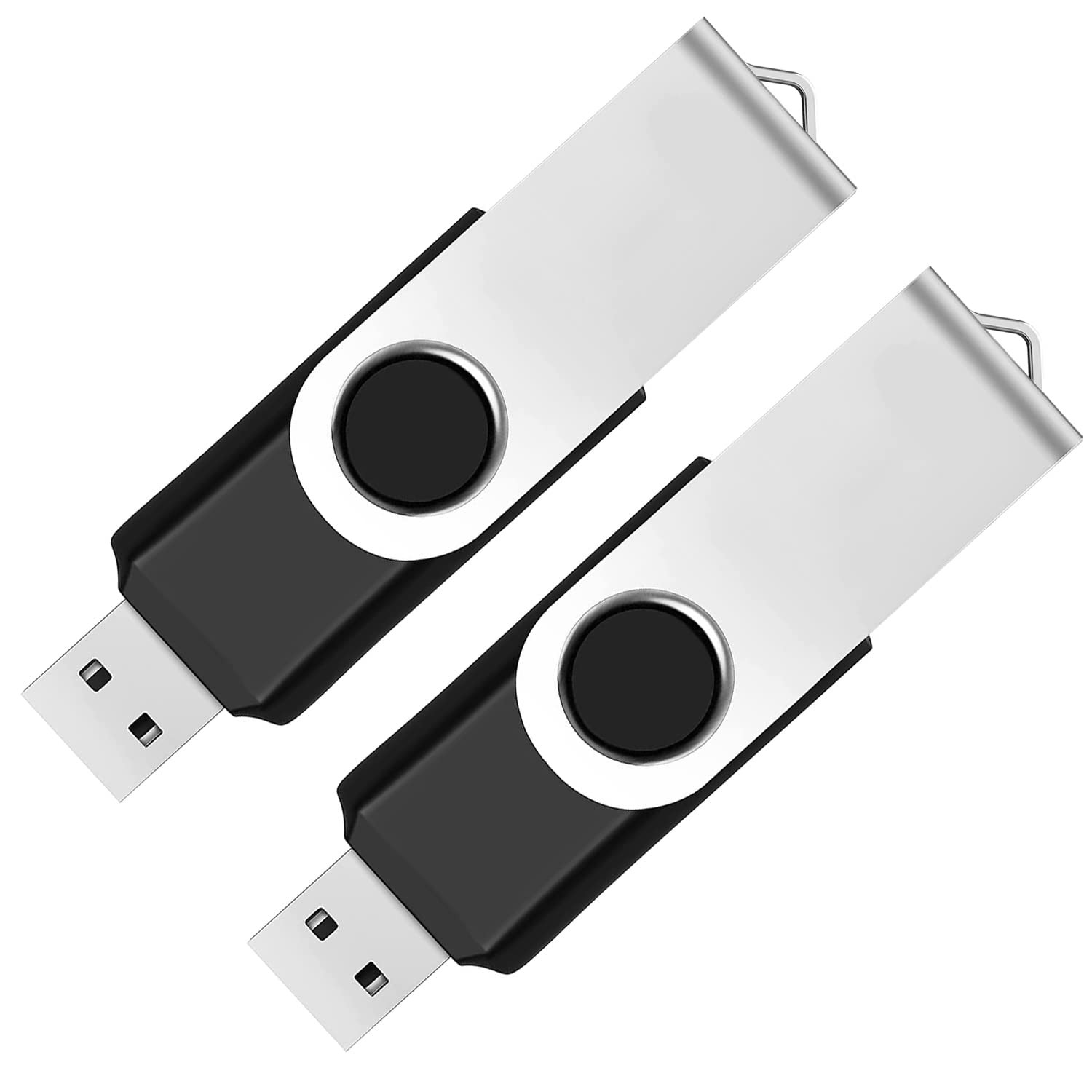 Maspen 2 Pack 64Gb Usb Flash Drive Usb 2.0 Thumb Drives Jump Drive Fold Storage