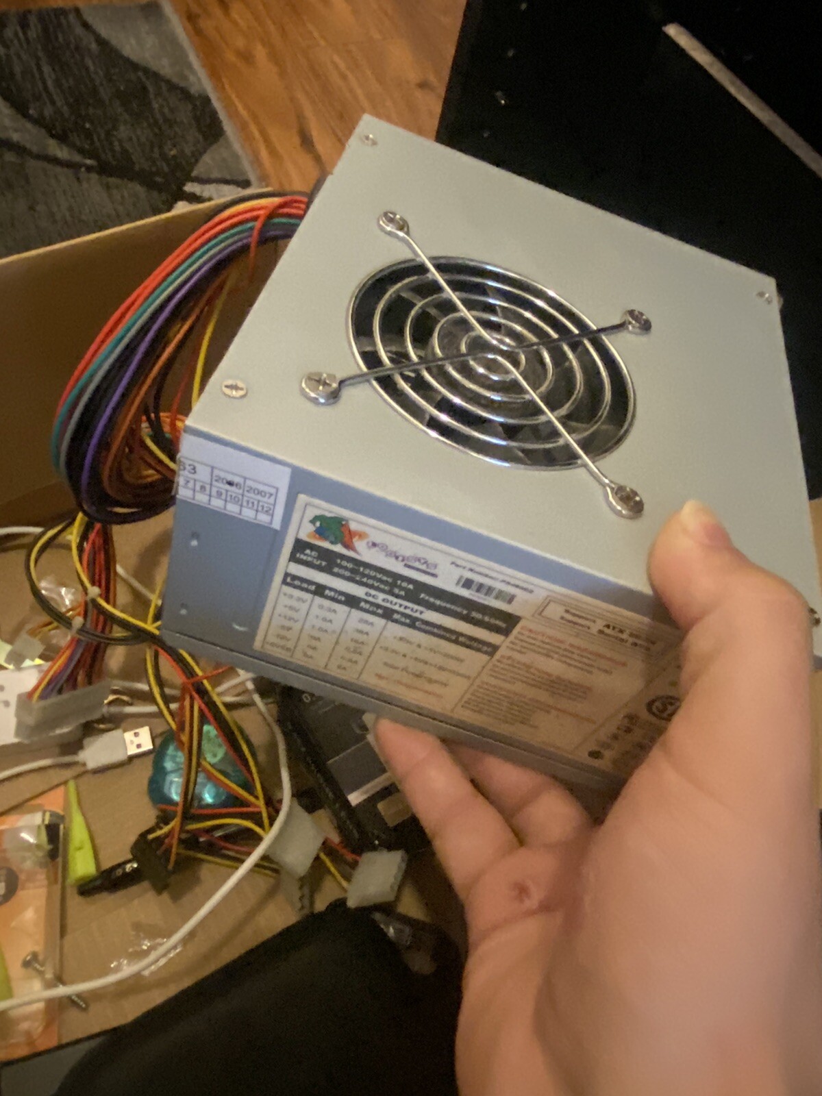 Logisys Corp PS480D2 480W 20+4 Pin Dual Fan 20+4 ATX Power Supply