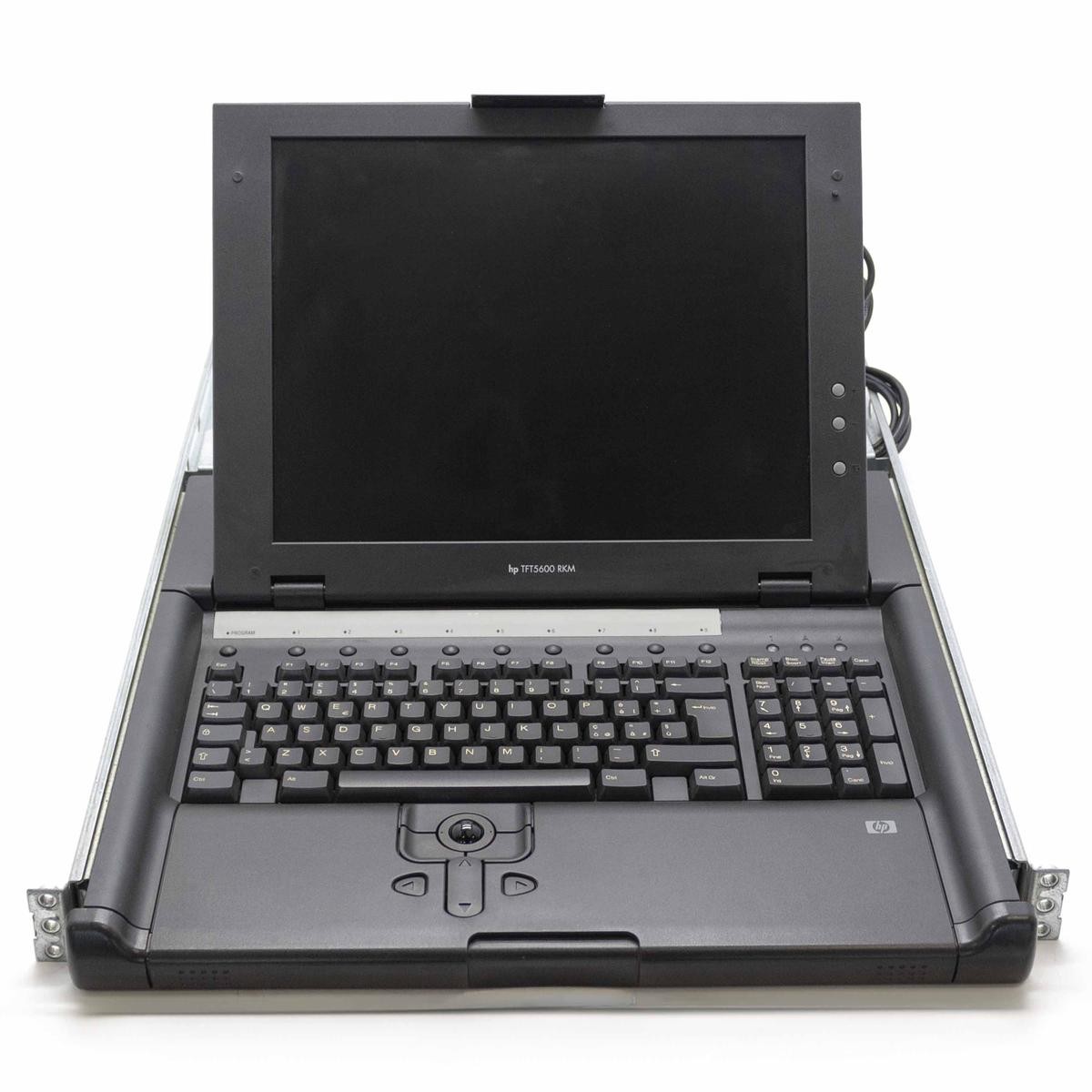 HP Compaq TFT5600 15" RKM Console Rack KVM Rackmount Keyboard With Mouse PS2 ITA