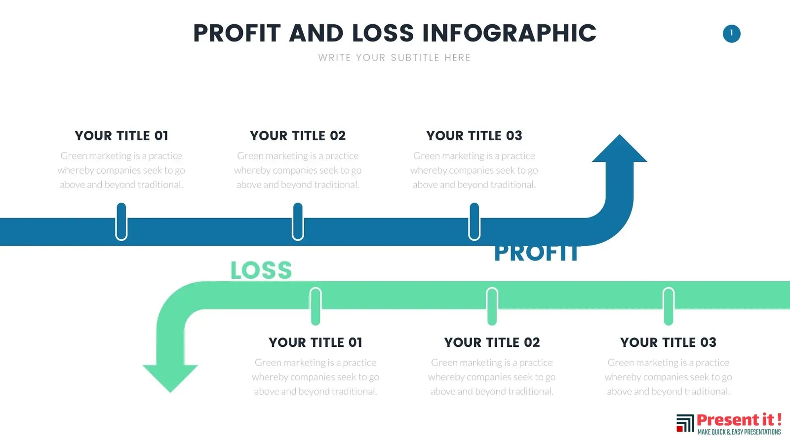 Profit And Loss Infographic Templates
