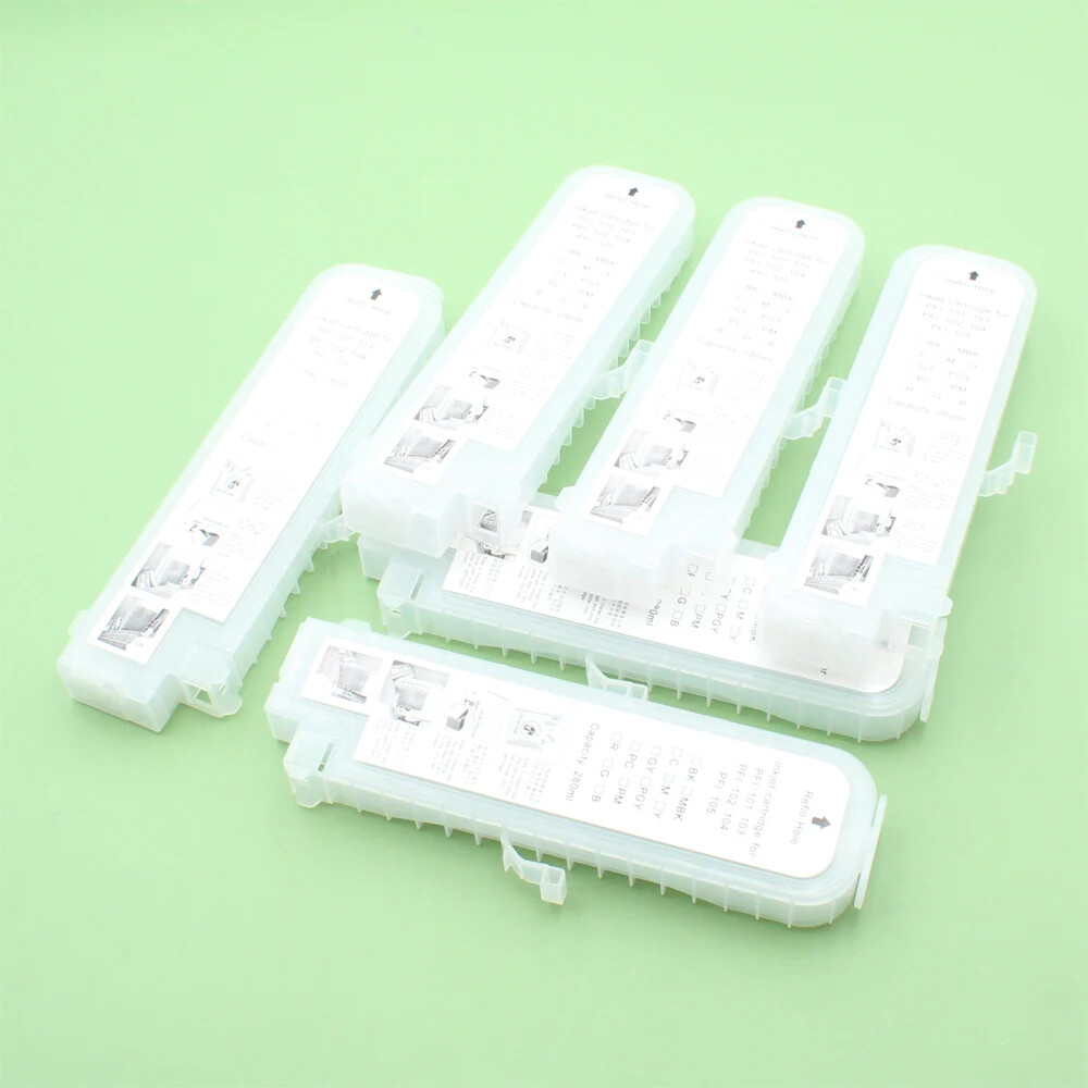 6pcs 280ml/pc PFI-102 Refill Ink Cartridge For Canon IPF500 510 600 610 700 710