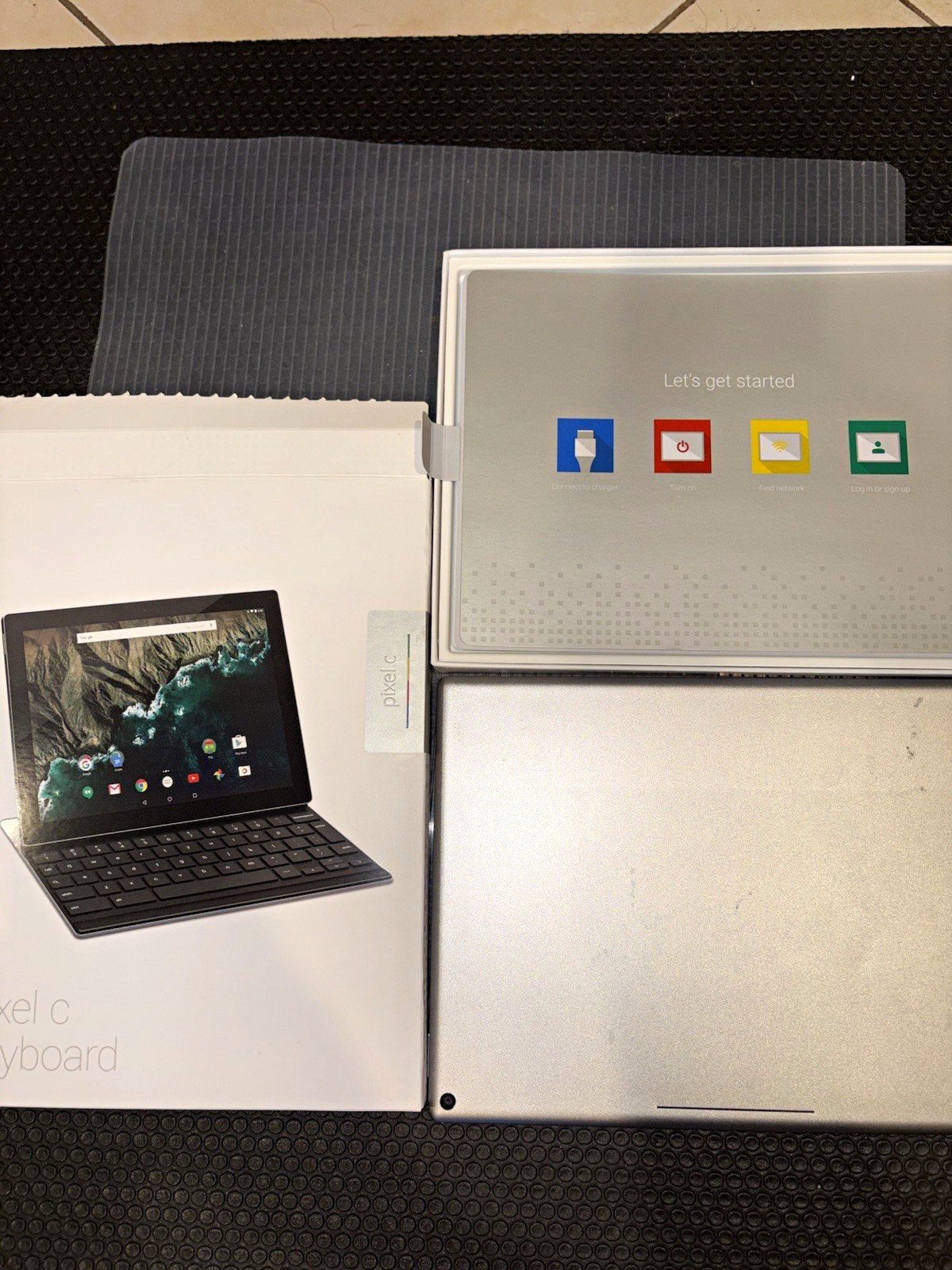Google Pixel C Keyboard Black QWERTY GA3C00076-A14 for Google For Pixel C