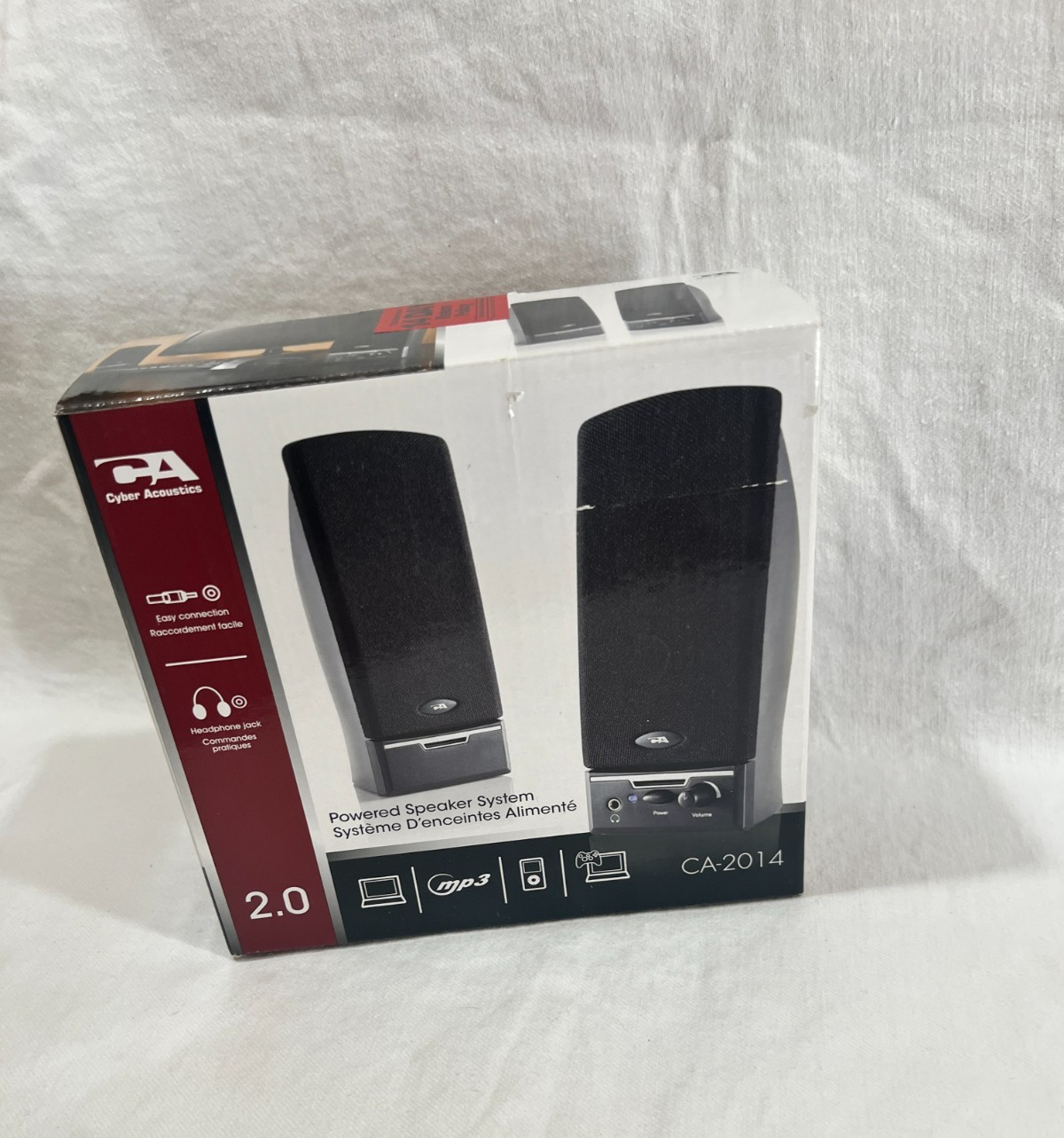 Cyber Acoustics CA-2014 Computer Speakers, Full Stereo Sound, Full Range