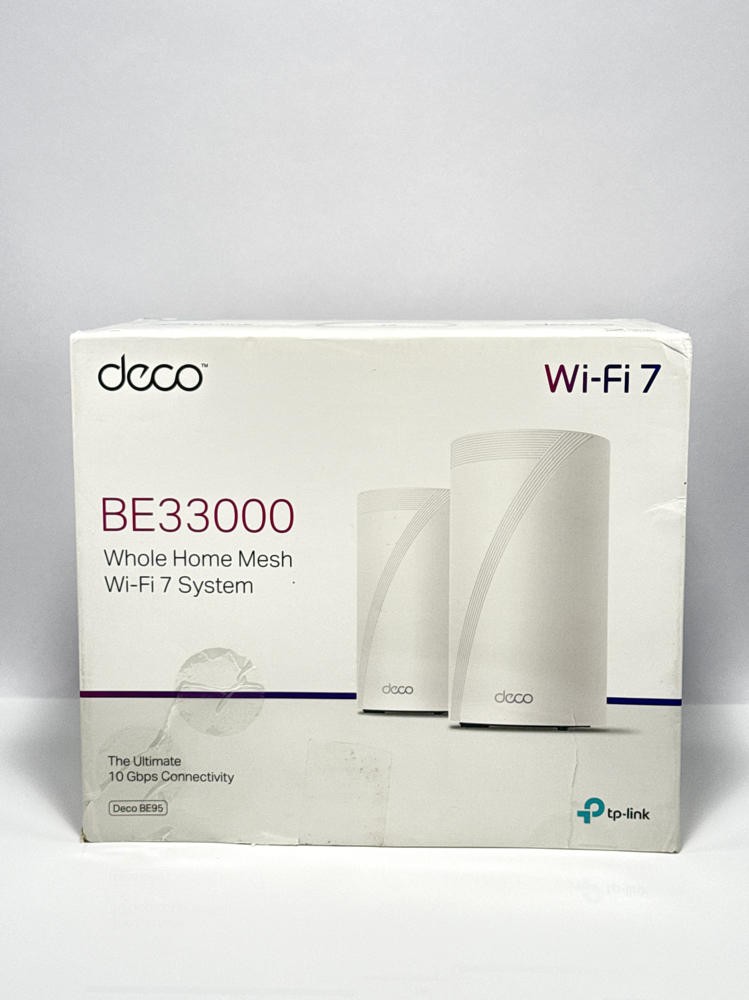 TPLink Deco BE95 BE33000 WiFi 7 QuadBand Mesh System 2Pack G1N
