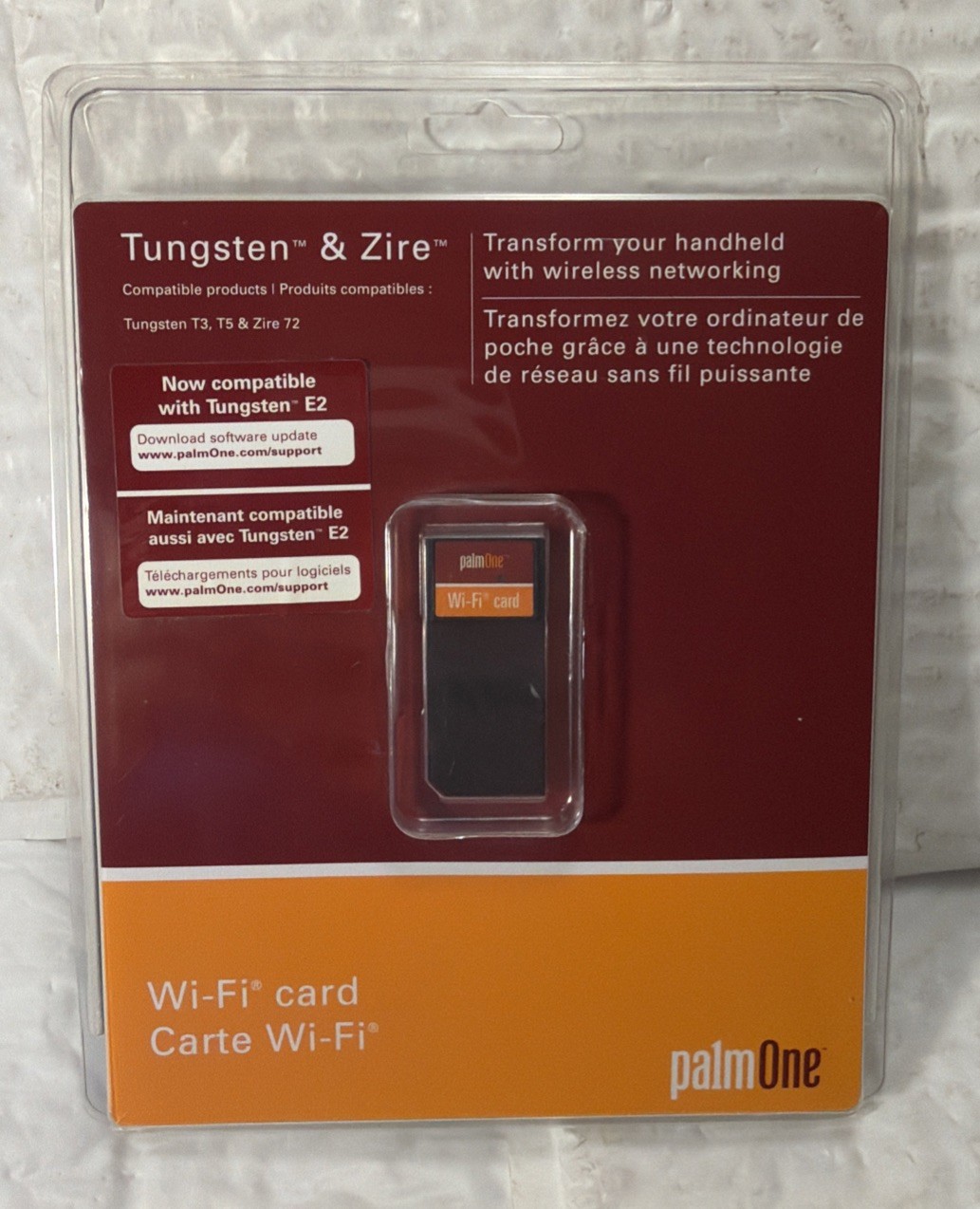 Palmone Wi-Fi Card P10952U Wireless Network Card Treo, Tungsten E2, T3, T5, Zire