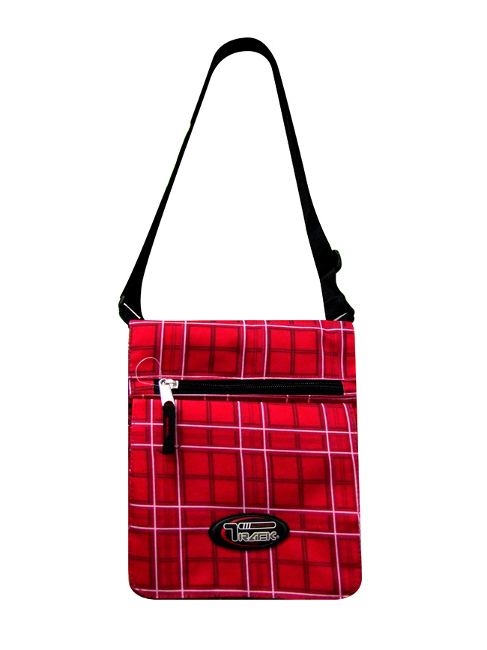 Tablet Carry Case Messenger Sling Bag RED  Fully Padded  Ipad Purse