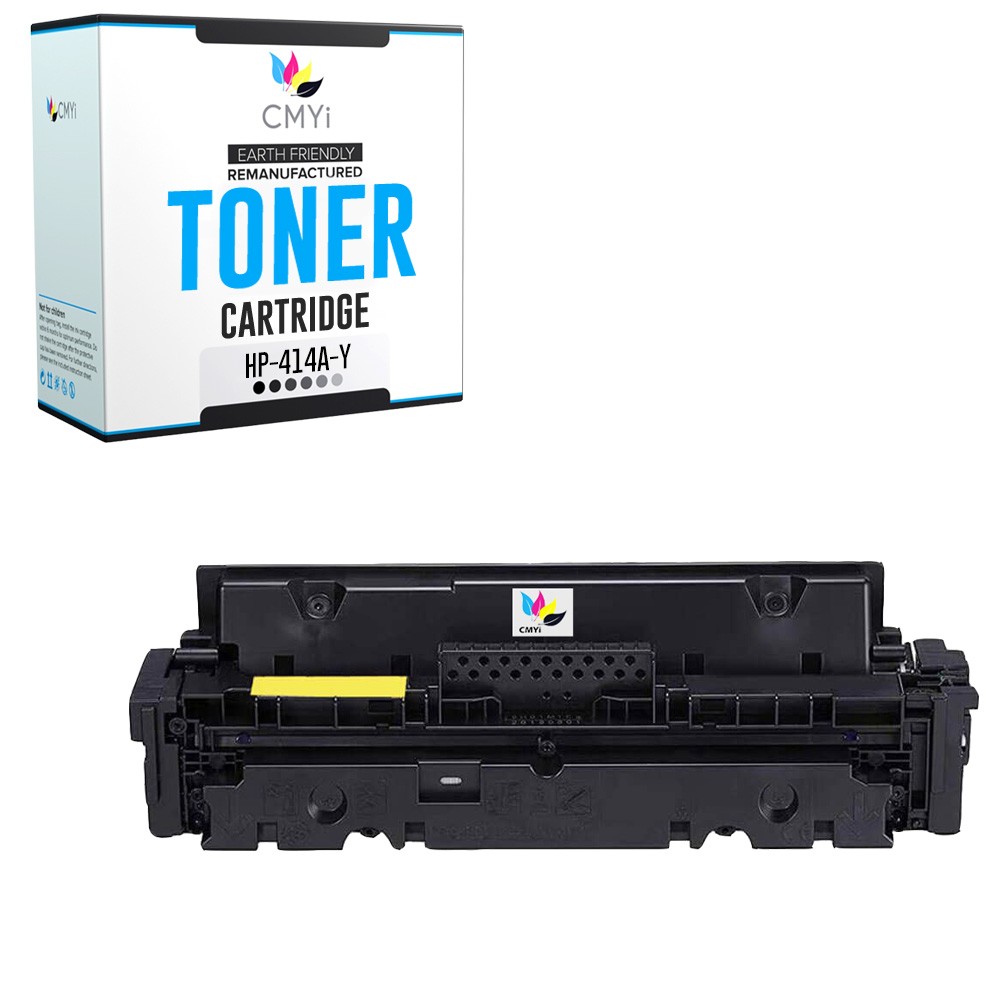CMYi 1X Replacement 414A Yellow Toner for HP Color LaserJet Enterprise MFP M480f