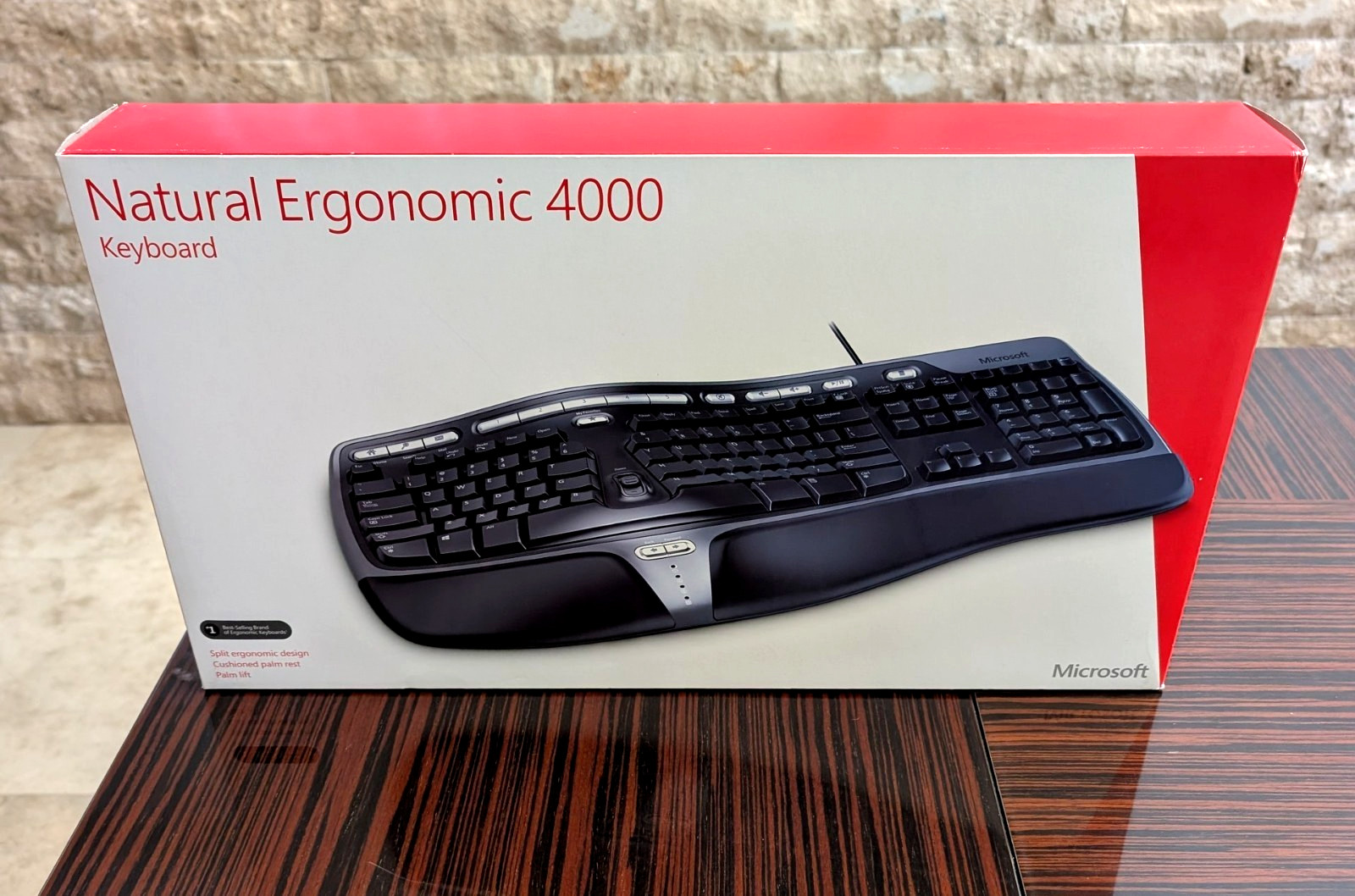 NEW Microsoft Natural Ergonomic 4000 USB Wired Keyboard SEALED BOX