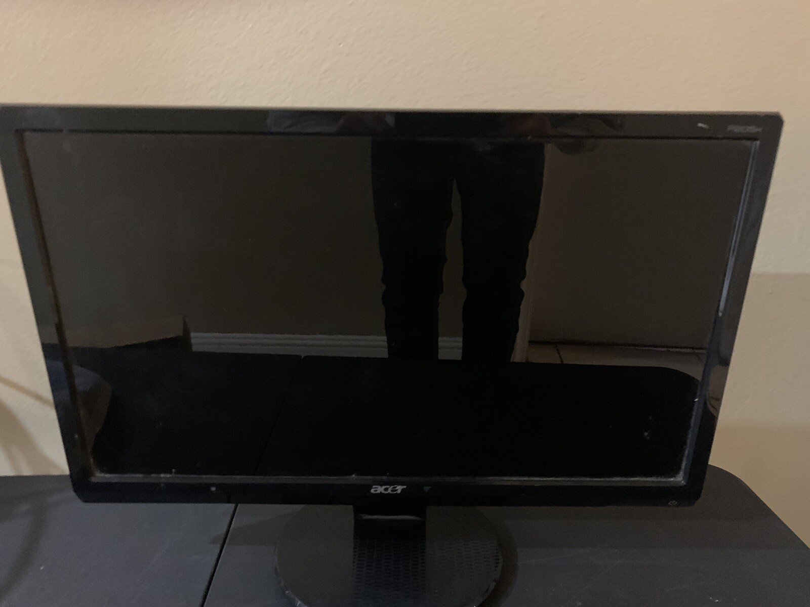 Acer P205H Cbmd 20" Widescreen LCD Flat Panel Monitor VGA/DVI Tested Working